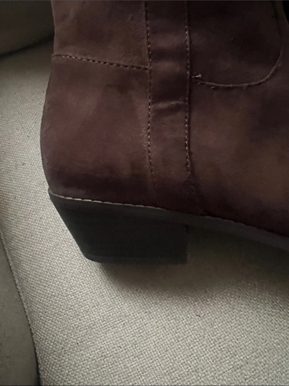 Lane Bryant Dark Brown Over-the-Knee Suede Boots